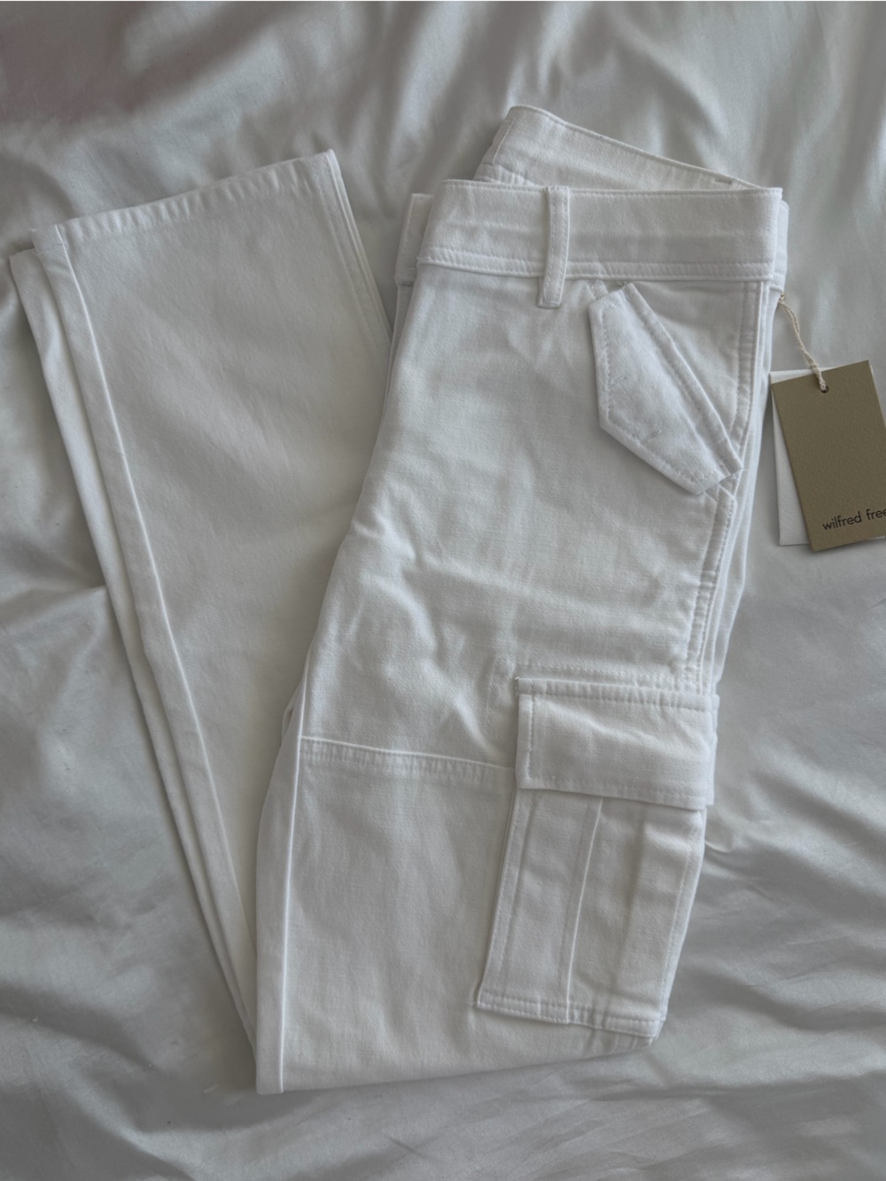 Wilfred White Cargo Jeans